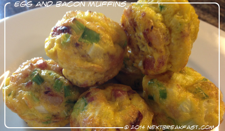 Egg and bacon  muffins