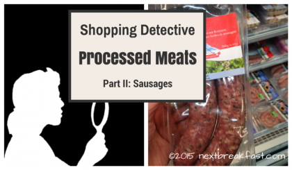 Shopping Detective Processed Meats Part II: Sausages