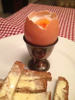 Egg and soldiers
